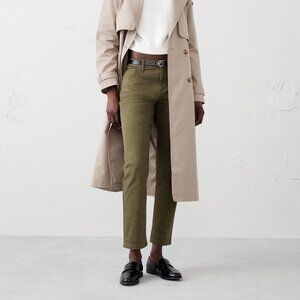 Banana Republic Girlfriend Jeans in Desert Thyme (Dark Olive)